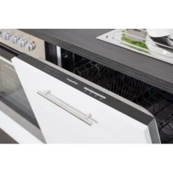 Respekta Premium Küchenzeile 220 Cm Weiß Hochglanz-Eiche Grau -Küchenwerkzeug – los geht’s! 0439 RP220EWC Kchenzeile 5