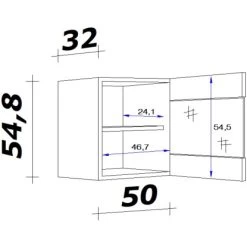 Flex-Well Exclusiv Glas-Oberschrank Capri 50 Cm Schwarz Matt-Endgrain Oak 9 Flex-Well Exclusiv Glas-Oberschrank Capri 50 Cm Schwarz Matt-Endgrain Oak -Küchenwerkzeug – los geht’s! 047584070377 4051 VM HGH50