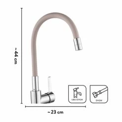 Baliv Küchenarmatur KI-1822 Chrom-Taupe -Küchenwerkzeug – los geht’s! 048122122169 VM01 281021 L