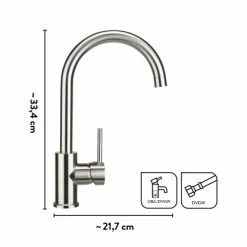 Baliv Küchenarmatur KI-1832 Edelstahl -Küchenwerkzeug – los geht’s! 048122122268 VM01 281021 L