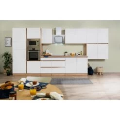 Respekta Premium Küchenzeile Grifflos 435 Cm Weiß Matt-Eiche Sägerau -Küchenwerkzeug – los geht’s! 085 4384 GLRP435HESWMGKE 2