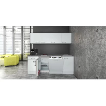 Flex-Well Exclusiv Büroküche Joelina 210 Cm Weiß 6 Flex-Well Exclusiv Büroküche Joelina 210 Cm Weiß – Bild 4