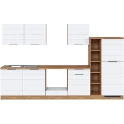 Held Möbel Küchenzeile 330 Cm Matt Weiß-Wotaneiche Ohne E-Geräte -Küchenwerkzeug – los geht’s! 10 11016600 1010.6291 1a 2