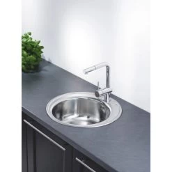 OBI Einbauspüle Rondo Single 50 Edelstahl Rund -Küchenwerkzeug – los geht’s! 135447 picture 3