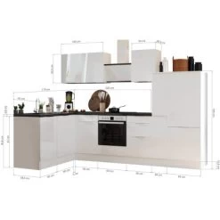 Respekta Selection Winkelküche Elisabeth RSL310WGH 310 Cm Grau-Weiß -Küchenwerkzeug – los geht’s! 145498 4384 3