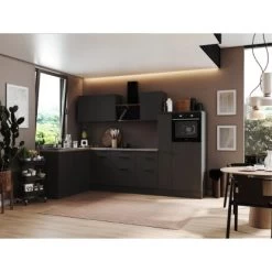 Respekta Selection Winkelküche Elisabeth RSL310HGGH 310 Cm Grau
