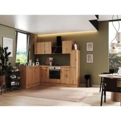 Respekta Selection Winkelküche Elisabeth RSL250AAH 250 Cm Artisan Eiche Nb.