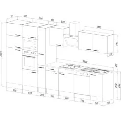 Respekta Küchenzeile Ohne E-Geräte 370 Cm Schwarz Seidengl.-Eiche York -Küchenwerkzeug – los geht’s! 14 4384 LBKB370EYSMIGKE 04
