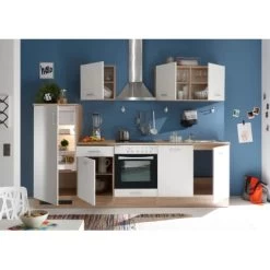 Respekta Küchenzeile KB270ENWPC 270 Cm Weiß Eiche Natura Nachbildung -Küchenwerkzeug – los geht’s! 1509785 4384 KB270ENWPC 2