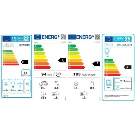 Flex-Well Küchengeräte-Set 3 Herd Kühlschrank Geschirrspüler + Dunstabzugshaube 4 Flex-Well Küchengeräte-Set 3 Herd Kühlschrank Geschirrspüler + Dunstabzugshaube – Bild 2