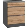 Held Möbel Küchenunterschrank Turin 60 Cm Mit Auszügen Wotaneiche/Graphit -Küchenwerkzeug – los geht’s! 189404 11016600 S 02