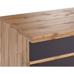 Held Möbel Küchen-Eckschrank Turin 120 Cm Graphit/Wotaneiche -Küchenwerkzeug – los geht’s! 189469 11016600 CU 07