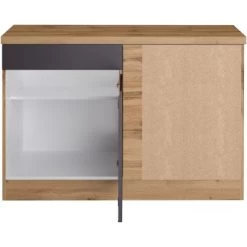 Held Möbel Küchen-Eckschrank Turin 120 Cm Graphit/Wotaneiche -Küchenwerkzeug – los geht’s! 189469 11016600 S 03