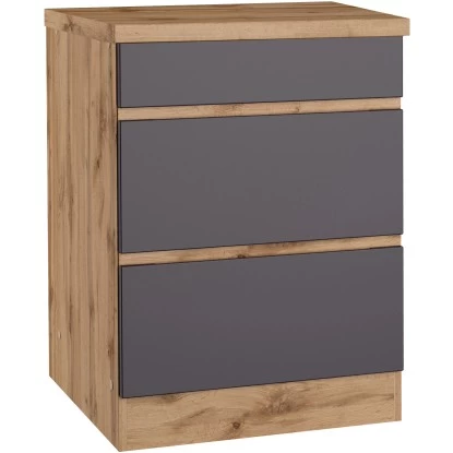 Held Möbel Kochfeldumbauschrank Turin 60 Cm Graphit/Wotaneiche 3 Held Möbel Kochfeldumbauschrank Turin 60 Cm Graphit/Wotaneiche