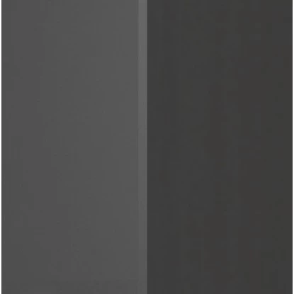 Held Möbel Küchen-Eck-Hängeschrank Mailand 60 Cm Hochglanz Graphit/Graphit 6 Held Möbel Küchen-Eck-Hängeschrank Mailand 60 Cm Hochglanz Graphit/Graphit – Bild 4