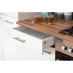 Respekta Winkelküche KBL310WWCG 310 X 172 Cm Weiß-Butcher Nussbaum -Küchenwerkzeug – los geht’s! 193 4384 neu KBL310WWCG 13