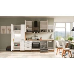 Flex-Well Exclusiv Küchenzeile Vintea 310 Cm Magnolia Matt - Lancelot Oak -Küchenwerkzeug – los geht’s! 1 AvilaG3102604013cam2open