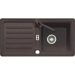 Eurodomo Einbauspüle Prima 86 Cm Espresso