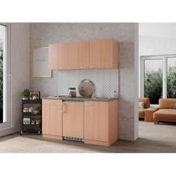 Respekta Küchenzeile KB150BB 150 Cm Buche Nachbildung -Küchenwerkzeug – los geht’s! 2159374 4384 4