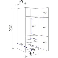 Flex-Well Exclusiv Geräteumbauschrank Abaco 60 Cm Perlmutt Glänzend-Akazie 5 Flex-Well Exclusiv Geräteumbauschrank Abaco 60 Cm Perlmutt Glänzend-Akazie -Küchenwerkzeug – los geht’s! 247362 4051 5 5