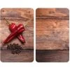 Allstar Glasabdeckplatten Pepper Für Glaskeramik-Kochfelder2er-Set -Küchenwerkzeug – los geht’s! 258934 1068 1