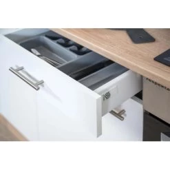 Respekta Küchenzeile Ohne E-Geräte LBKB270ESW 270 Cm Weiß-Eiche Sonoma Sägerau -Küchenwerkzeug – los geht’s! 2619054 4384 LBKB270ESW 10