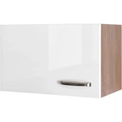 Flex-Well Exclusiv Kurz-Hängeschrank Valero 60 Cm X 32 Cm Hochglanz Weiß