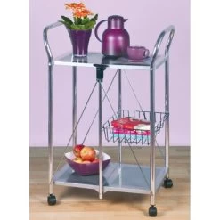 Wenko Beistell- Und Küchenwagen Sunny Silber -Küchenwerkzeug – los geht’s! 2910677 1068 900060100 3