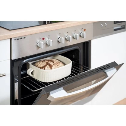 Respekta Küchenzeile 270 Cm Mit Glaskeramikkochfeld Weiß - Eiche Sägerau 13 Respekta Küchenzeile 270 Cm Mit Glaskeramikkochfeld Weiß - Eiche Sägerau – Bild 11