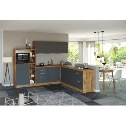 Held Möbel Winkelküche 240 Cm - 270 Cm Matt Grau-Wotaneiche -Küchenwerkzeug – los geht’s! 2 11016600 1028.6293 3b 14