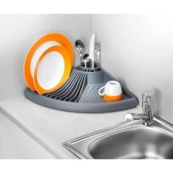 Wenko Eck-Geschirrabtropfer Grau 9 Cm X 50 Cm X 35 Cm -Küchenwerkzeug – los geht’s! 301766 1068 4