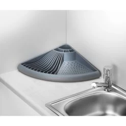 Wenko Eck-Geschirrabtropfer Grau 9 Cm X 50 Cm X 35 Cm -Küchenwerkzeug – los geht’s! 301766 1068 6
