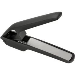 Fackelmann Knoblauchpresse Schwarz-Silber