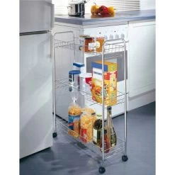 Wenko Rollregal Slim Chrom -Küchenwerkzeug – los geht’s! 3895190 1068 4251010500 2