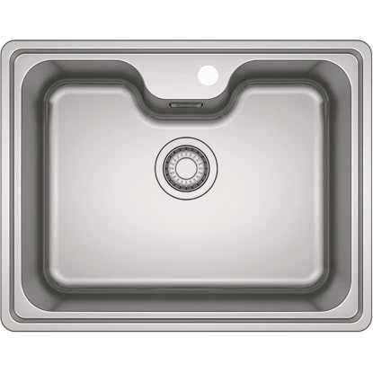 Eurodomo Einbauspüle Bell 61 Cm Edelstahl Glatt 3 Eurodomo Einbauspüle Bell 61 Cm Edelstahl Glatt