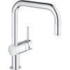 Grohe Einhand-Spültischbatterie Minta Chrom 12,5mm (1/2") U-Auslauf