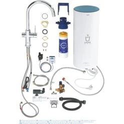 Grohe Küchenarmatur Und Boiler Red Duo Größe-L Chrom -Küchenwerkzeug – los geht’s! 4005176989209 4520 5