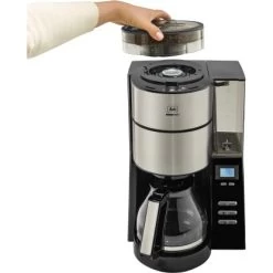 Melitta Kaffeemaschine AromaFresh Glas Schwarz Mit Mahlwerk -Küchenwerkzeug – los geht’s! 4006508222247 1433 3