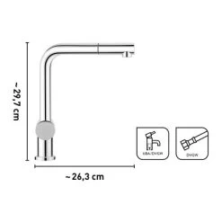 Baliv Küchenarmatur KI-1050 Verchromt 9 Baliv Küchenarmatur KI-1050 Verchromt -Küchenwerkzeug – los geht’s! 4007874116765 VM01 110920