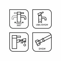 Baliv Küchenarmatur KI-1320 Chrom -Küchenwerkzeug – los geht’s! 4007874206503 50