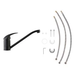 Baliv Niederdruck-Küchenarmatur KI-1520 N Schwarz Matt -Küchenwerkzeug – los geht’s! 4007874228260 AR 01