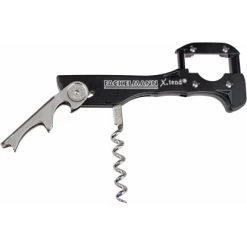 Fackelmann Kellnerkorkenzieher X-Tend 13 Cm Schwarz-Silber