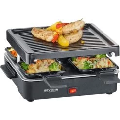 Severin Mini Raclette-Grill RG 2370 Für 4 Pers. 600 W -Küchenwerkzeug – los geht’s! 4008146036804 4776 3