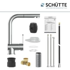 Schütte Spültischarmatur Niederdruck Herausziehbare Auslauf London Chrom 14 Schütte Spültischarmatur Niederdruck Herausziehbare Auslauf London Chrom -Küchenwerkzeug – los geht’s! 4008431797199 2759 6