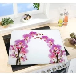Wenko Multi-Platte Orchideenblüte Für Glaskeramik Kochfelder Mehrfarbig -Küchenwerkzeug – los geht’s! 4008838146699 1068 03