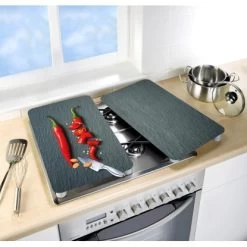 Wenko Herdabdeckplatten Universal Cayenne 2er Set Mehrfarbig -Küchenwerkzeug – los geht’s! 4008838249147 1068 03