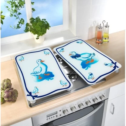 Wenko Herdabdeckplatten Universal Gänse 2er Set Mehrfarbig 6 Wenko Herdabdeckplatten Universal Gänse 2er Set Mehrfarbig – Bild 4