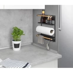 Wenko Küchenregal Magna Schwarz -Küchenwerkzeug – los geht’s! 4008838351895 1068 08