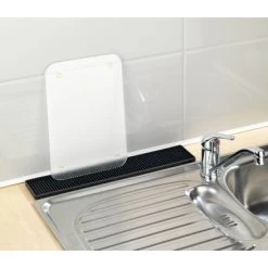 Wenko Abtropfmatte Slim 42 Cm Schwarz -Küchenwerkzeug – los geht’s! 4008838363201 ambiente 02