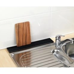 Wenko Abtropfmatte Slim 42 Cm Schwarz -Küchenwerkzeug – los geht’s! 4008838363201 ambiente 04
